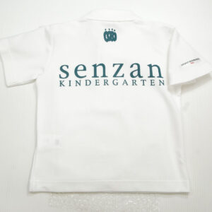 半袖ポロシャツ-グリーン プリント(泉山幼稚園）