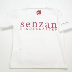 半袖ポロシャツ-エンジ プリント(泉山幼稚園）