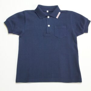 半袖ポロシャツ-紺(みどりの丘幼稚園）